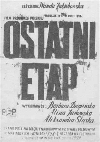 Ostatni etap - Ostatni etap 1947 - plakat 2.jpg