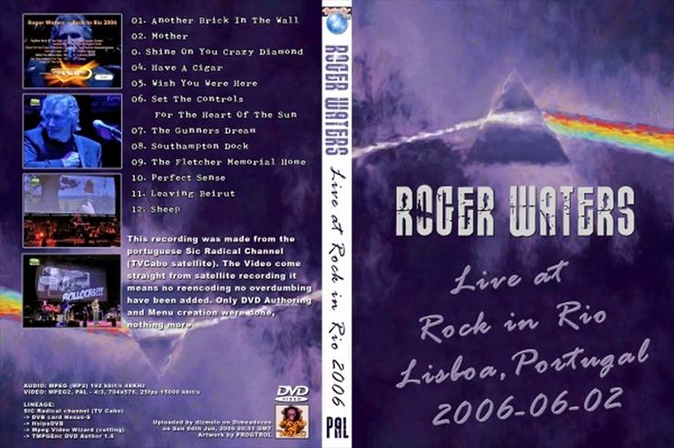 OKŁADKI DVD -MUZYKA - Roger Waters - Live at rock in Rio 2006.jpg
