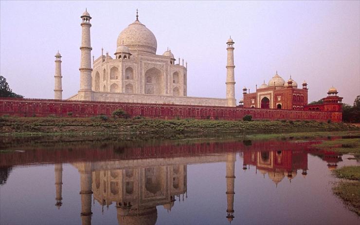 TAPETY ZNANE MIEJSCA ŚWIATA - Taj Mahal Agra Uttar Pradesh India.jpg
