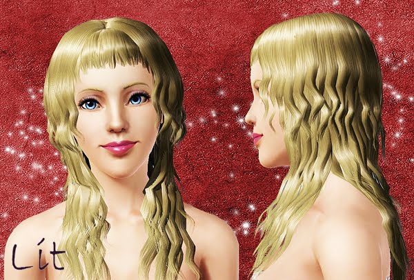 The Sims 3 Fryzury Damskie - Lit_Wavy hair.jpg