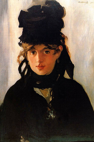 Dzieła sztuki Fine-Art - Portrait of Berthe Morisot, Edouard Manet.jpg