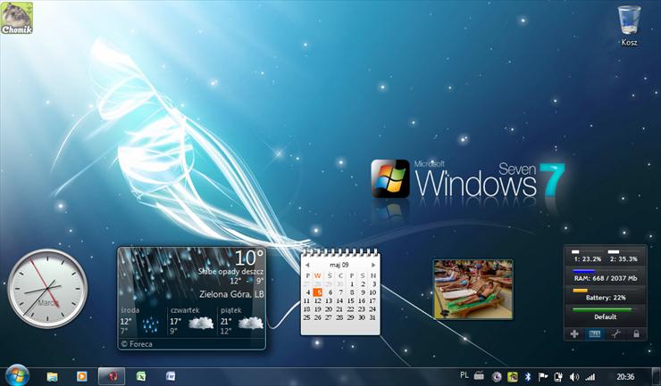 Microsoft Windows 7 RC Build 7100 x86 ENSpolszczenie - moj pulpit win 7.png