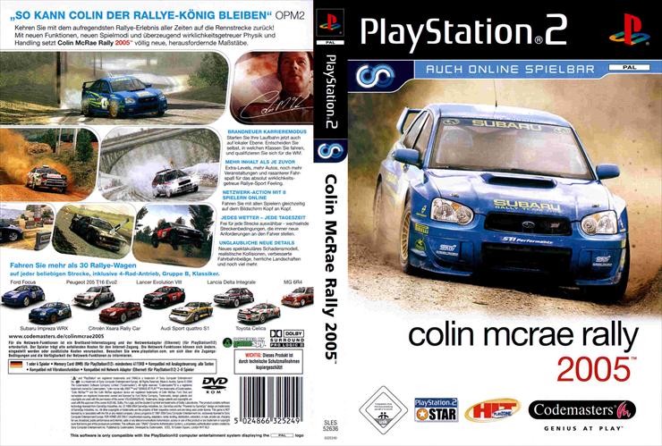 Okladki na gry ps2 - Colin_McRae_Rally_2005_GERMAN_PAL-Front-www.FreeCovers.net.jpg