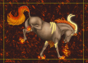 Konie - Fire_Horse___Contest_entry_by_maccarta.jpg