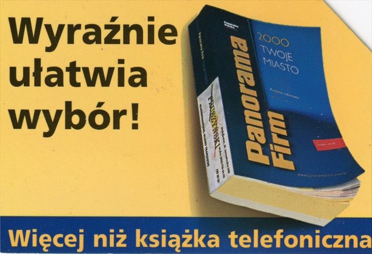 Polskie karty telefoniczne - zapasowe - zestaw 1 szt.426 - 26.   Karty.jpg