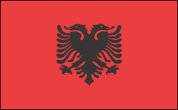 Flagi państw Europy - albania.gif