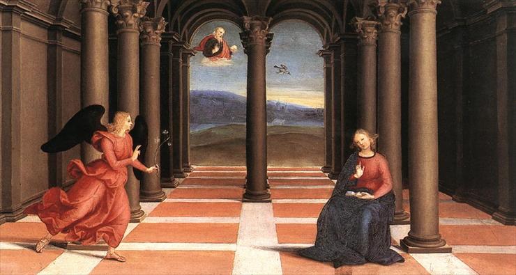 Early paintings u... - Rafael - Zwiastowanie Oddi altar, predella do ko...ościoła Sw.Franciszka w Perugii kaplica Oddich -.bmp