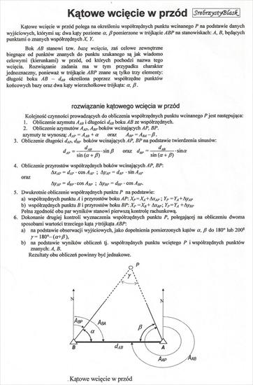 Geodezja - Kątowe wcięcie w przód 1.JPG