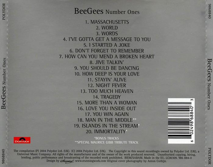 Bee Gees - Number Ones - 2004 - Bee Gees - Number Ones - back.jpg