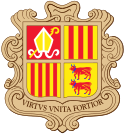 Godła i flagi państwowe-FREE - 125px-Coat_of_arms_of_Andorra.svg.png