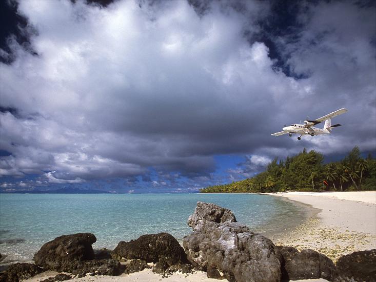 Krajobrazy - Take Off, Tetiaroa Atoll, Society Island, French Polynesia.jpg