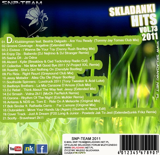 Składanki Hits Vol.73 2011 - Składanki Hits Vol.73 2011 - Back.jpg
