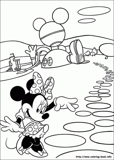 Myszka Minnie - Myszka Minnie - kolorowanka 28.GIF