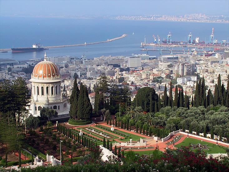 Izrael - Haifa_Shrine_and_Port.jpg