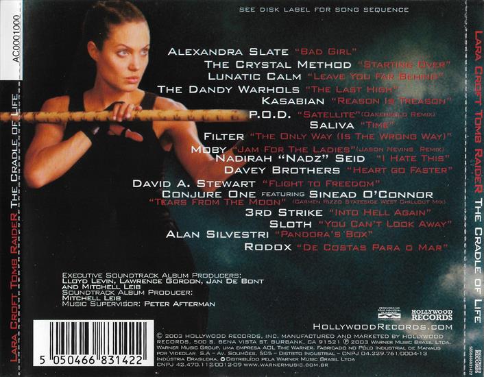 Lara Croft Tomb Raider The Cradle Of Life Music From  Inspire... - Lara Croft Tomb Raider The... The Motion Picture - Back.jpg