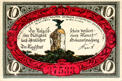 Banknoty - Chociwel 1920 Pfennig 10 awers.jpg