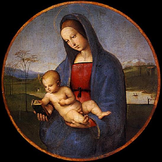 Obraz Matki Boskiej w Raphaela - Conestabile Madonna, 1504.jpg