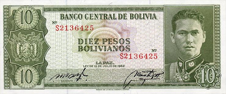 Bolivia - BoliviaP154a-10Bolivianos-L1962-SigVar_f.jpg