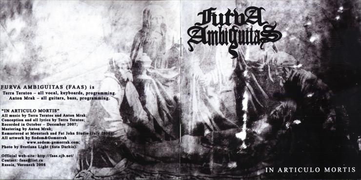 Furva Ambiguitas - 2009 - In Articulo Mortis - Furva Ambiguitas - 2009 - In Articulo Mortis - Front.jpg