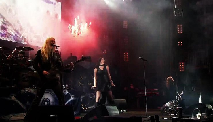 Nightwish - 2013 Showtime, Storytime. Ph... - Nightwish - Marco Hietala,  Floor Jan...Live At Wacken Open Air 2013 1300-750.jpg