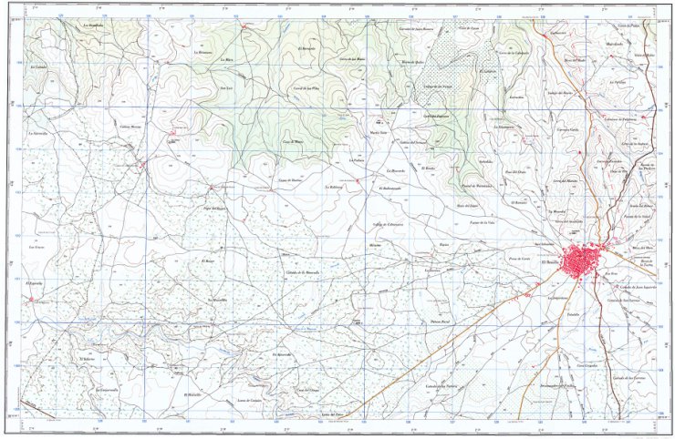 Hiszpania - emap mapagps mapaozi mapas mapa 0788-II El Bonillo.JPG