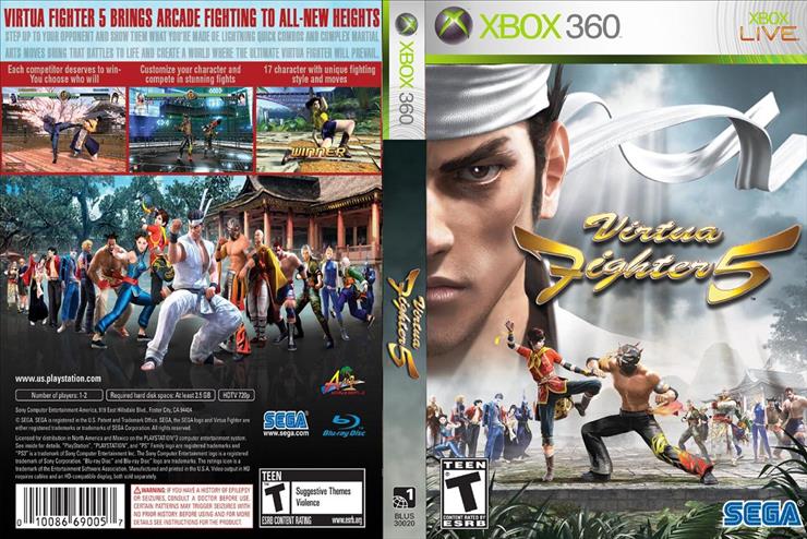 Okładki do gier Xbox360 - Virtua_Fighter_5_PAL_Custom-cdcovers_cc-front.jpg