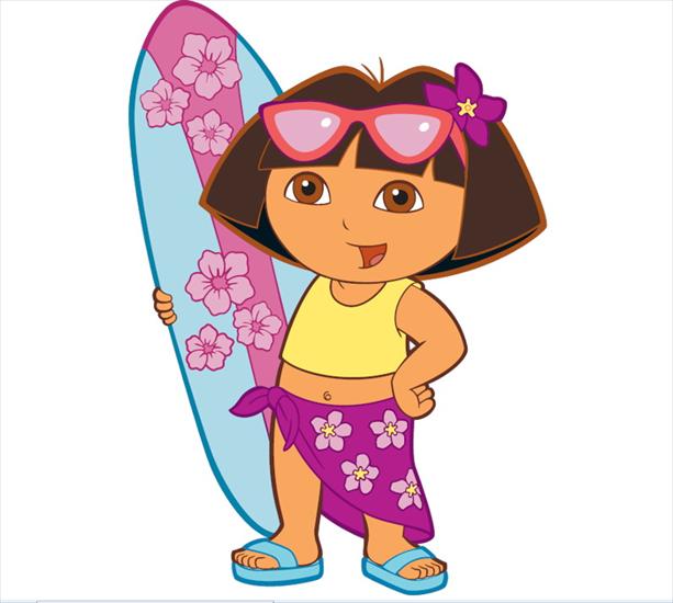 Dora the Explorer_Dora and Diego - Dora_deska surfingowa.jpg