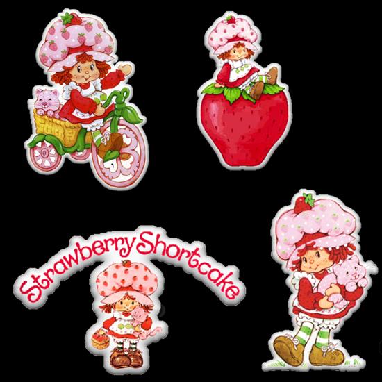 Bajkowe - Strawberry Shortcake Stickers 3.png