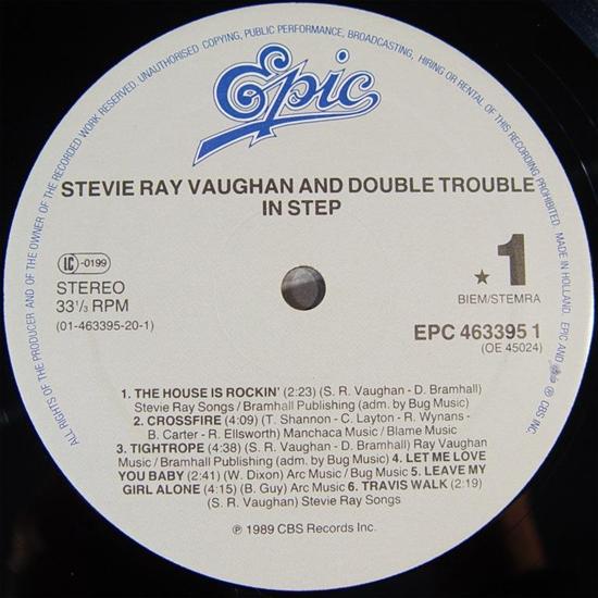 Stevie Ray Vaughan - In Step Epic Vinyl Rip flac - SRV - In Step label_A.jpg