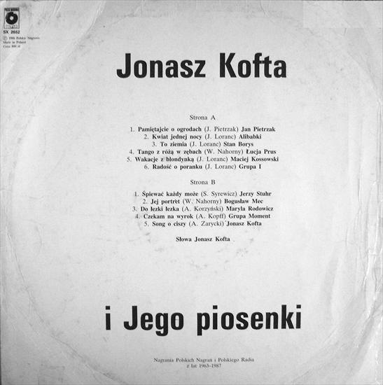 Jonasz Kofta i Jego piosenki - tył.jpg