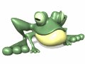 3D animowane - frog.gif