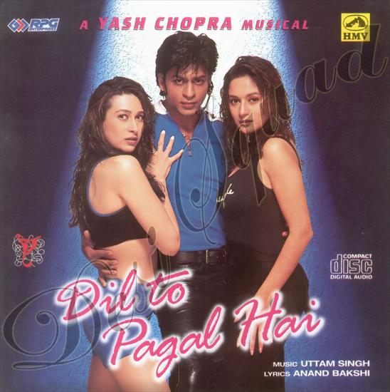 Dil To Pagal Hai OST - Dil To Pagal Hai 1997 - DS FRONT.COVER.jpg