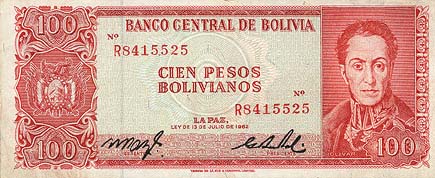 Bolivia - BoliviaP163a-100Bolivianos-L1962-donated_f.jpg